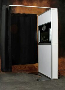 enclosed photo booth