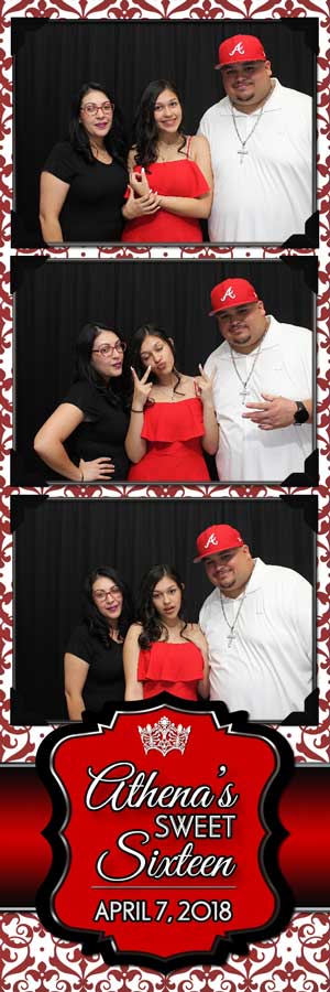 sweet 16 photo booth rental