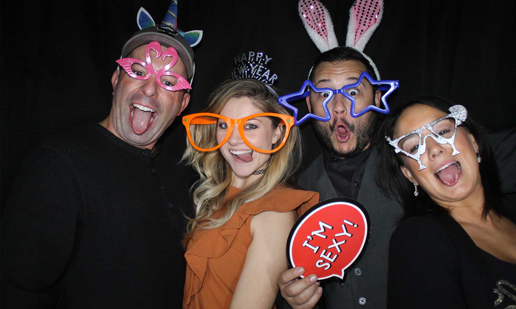 new year's eve photo booth