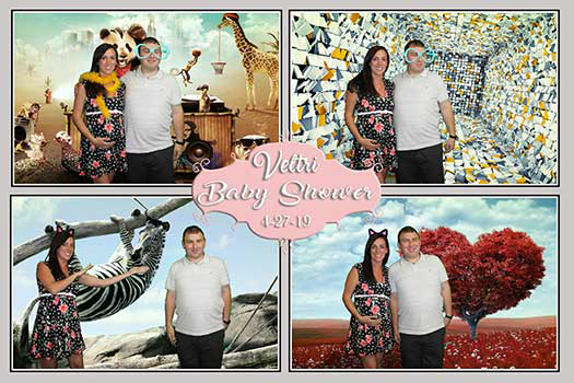 jungle themed baby shower photo booth rental