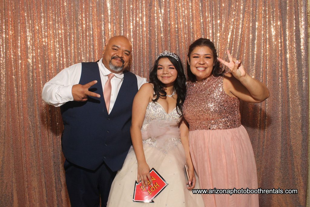 Quinceanera Photo Booth Rental at Pearls Banquet Hall