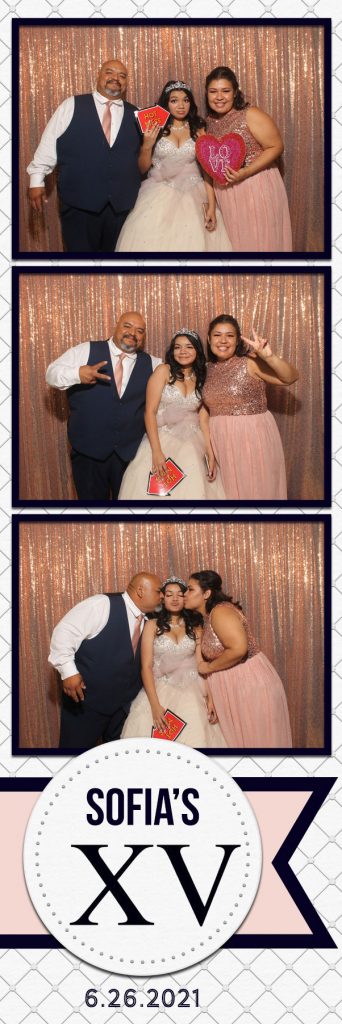 Quinceanera Photo Booth Rental at Pearls Banquet Hall