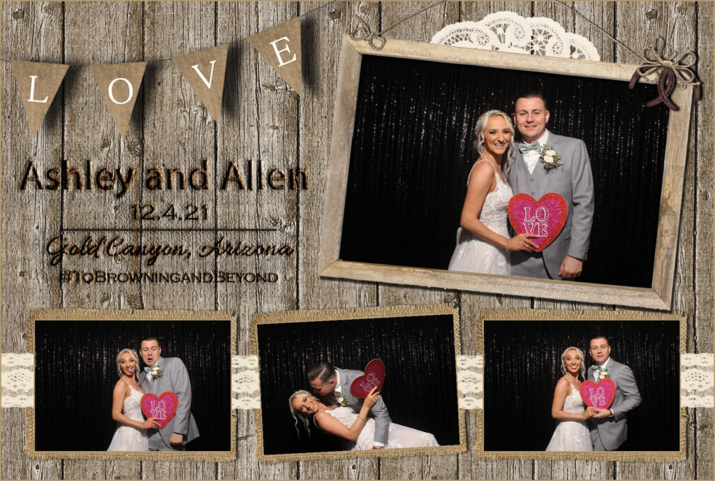 Gold Canyon Golf Resort Wedding Photo Booth Pictures