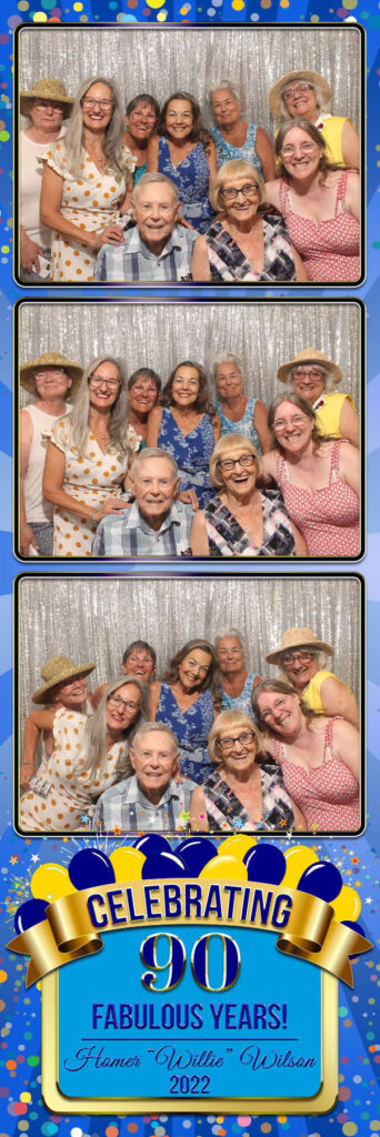 Photo Booth Rental For A 90th Birthday Party