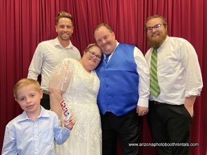 LDS Church Wedding Reception Photo Booth Rental