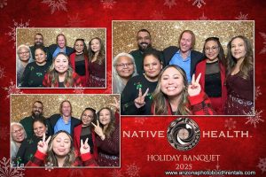 Native Health Christmas Holiday Party Photo Booth Rental