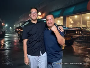 Carlos Ramirez Graduation Party Green Screen Photo Booth Rental