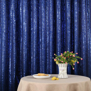 Dark Blue Sequin Photo Booth Backdrop
