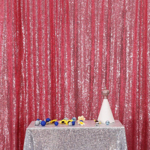 Fuschia Pink Sequin Photo Booth Backdrop