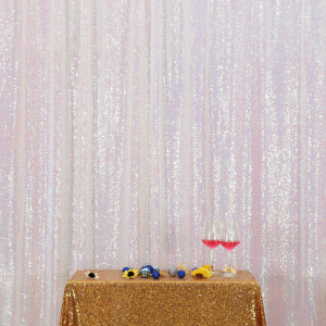 Iridescent Sequin Photo Booth Backdrop