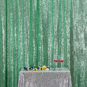 Mint Green Sequin Photo Booth Backdrop