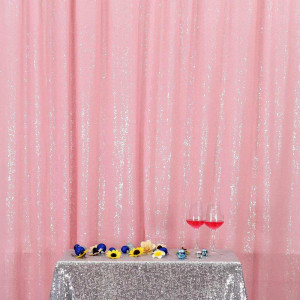 Pink Sequin Photo Booth Backdrop