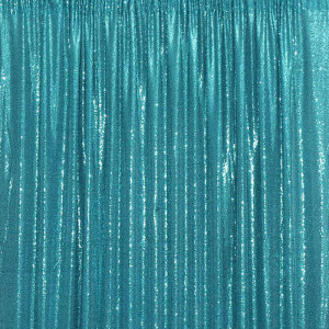 Teal Sequin Photo Booth Backdrop